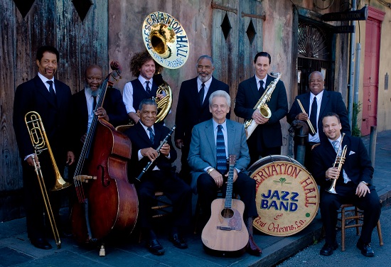 The Preservation Hall Jazz Band with Del McCoury. 